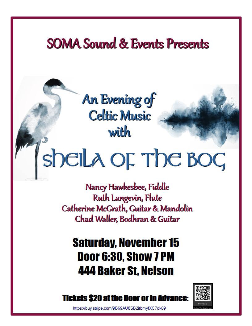 An Evening of Celtic Music with Sheila of the Bog