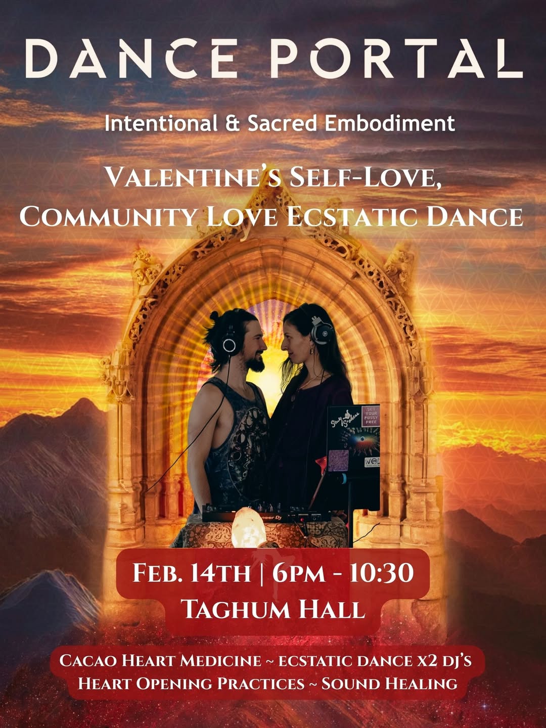 Valentine’s Self-Love, Community Love Ecstatic Dance